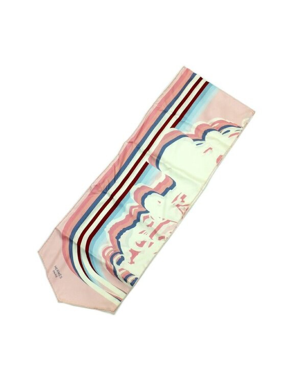 Hermes Accessories - Hermes Maxi Twilly Rulo Brides de Gala Shadow Pink Multicolor Scarf